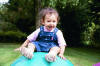 Lili playing in the
          garden..............