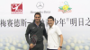 David with
          Roger Federer