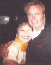 Mary with the actor
          Robert Wagner in New York............