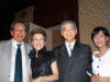 Tommy & Sachiko with the Japanese emperor's sister
          and her husband